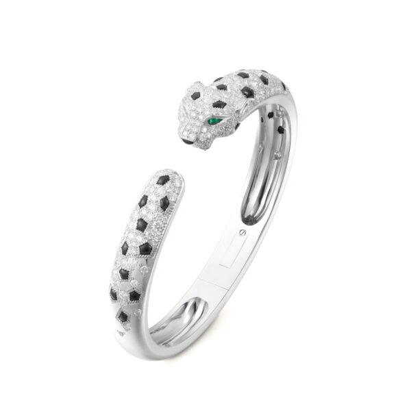 Leoparden Armband mit Edelstein